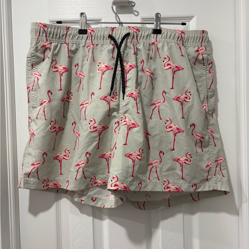 Flamingo Print Swim Shorts Produkt XL / 36 waist  Brand New * CLEAR OUT SALE
